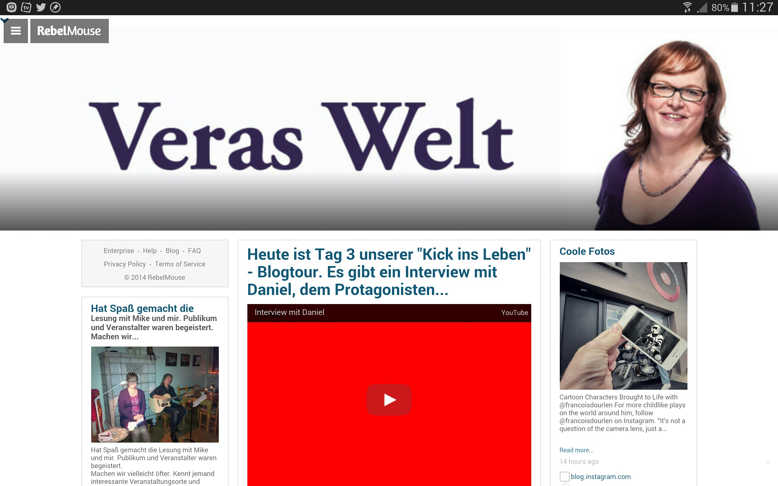 Meine Seite bei Rebelmouse