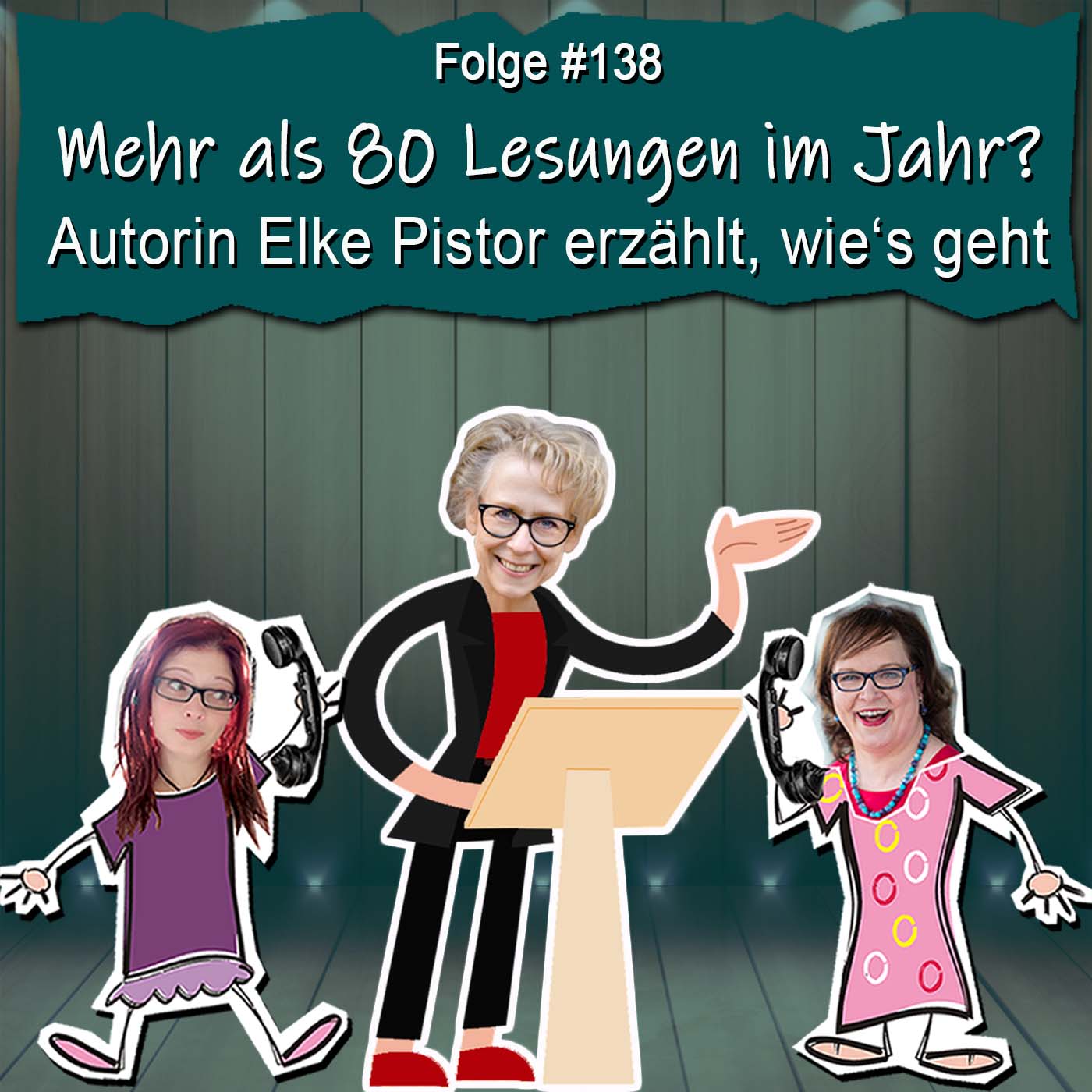 DZVDT 138 - Mehr als 80 Lesungen im Jahr? Autorin Elke Pistor erzählt, wie´s geht