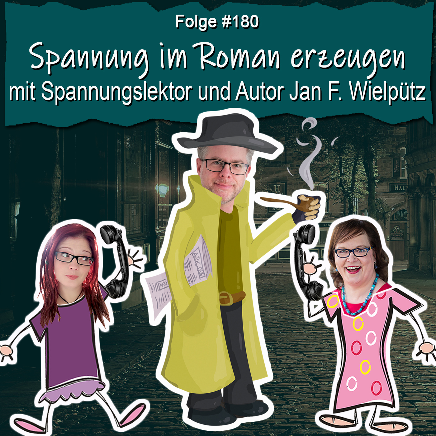 DZVDT 180 - Spannung im Roman erzeugen mit Spannungslektor und Autor Jan F. Wielpütz