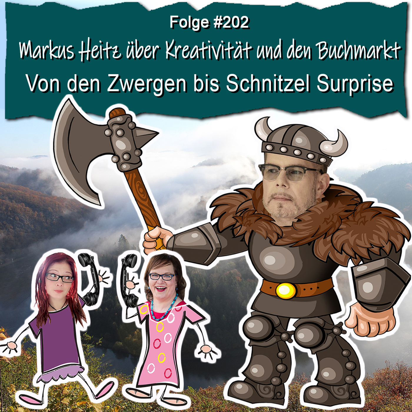 DZVDT 202 - Markus Heitz über Kreativität und den Buchmarkt: Von den Zwergen bis Schnitzel Surprise