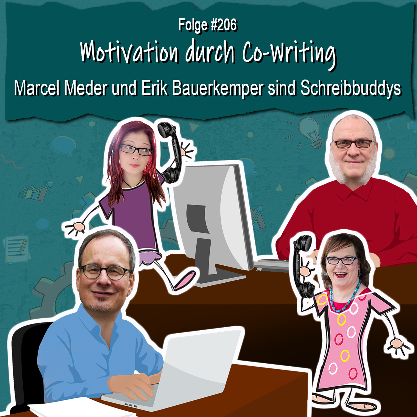DZVDT 206 - Motivation durch Co-Writing: Marcel Meder und Erik Bauerkemper sind Schreibbuddys