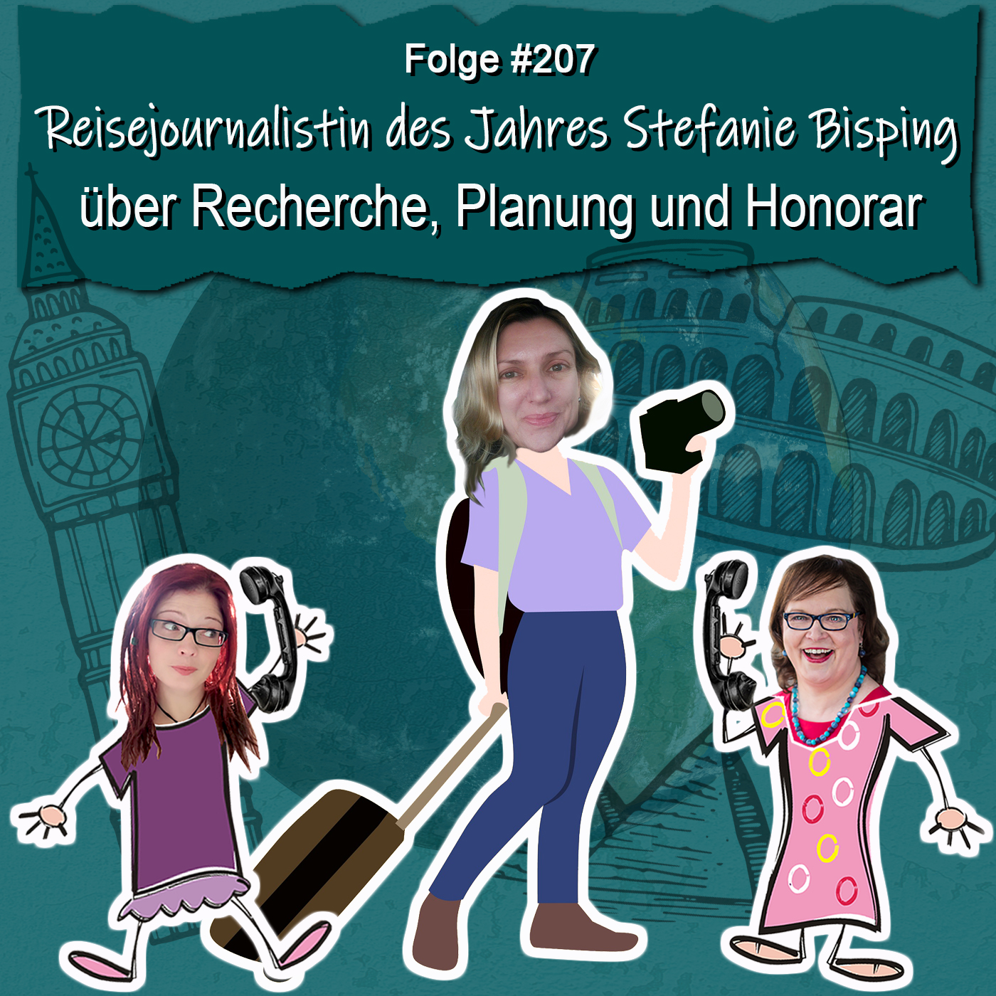 DZVDT 207 - Reisejournalistin des Jahres Stefanie Bisping über Recherche, Planung und Honorar