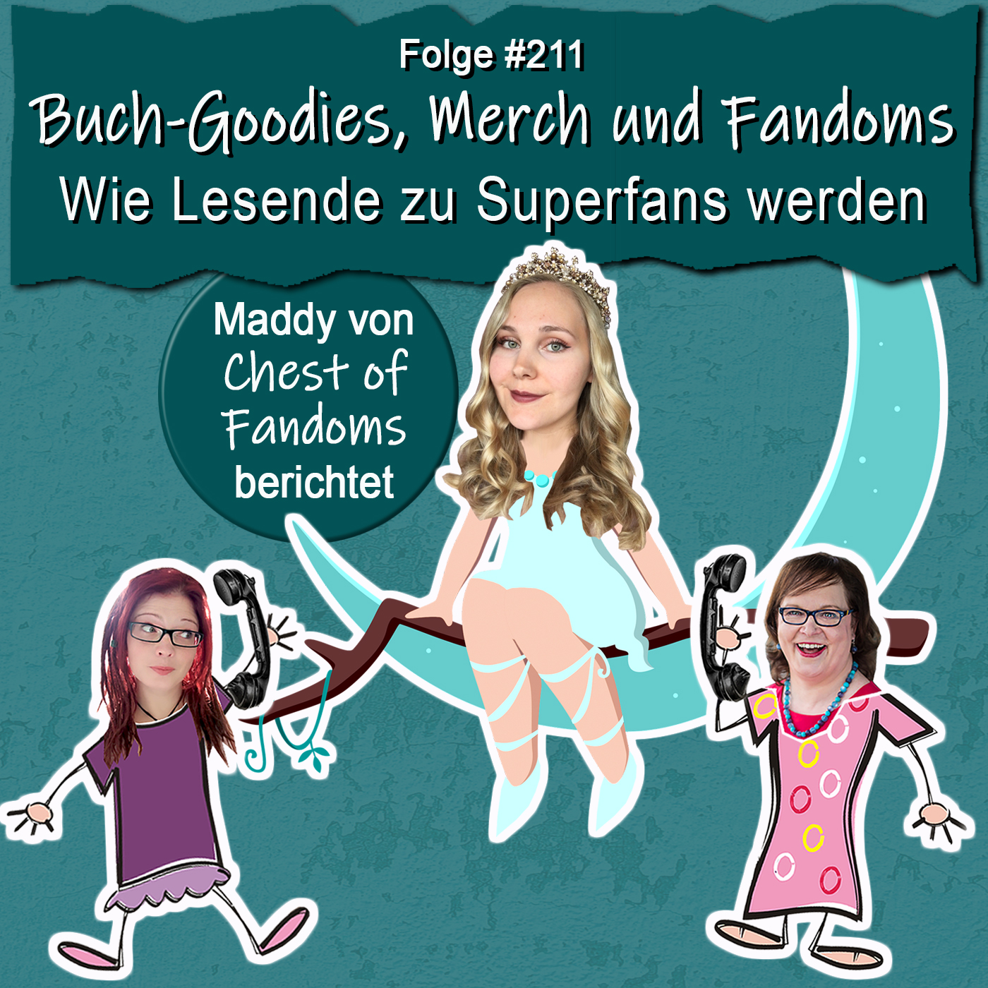 DZVDT 211 - Buch-Goodies, Merch und Fandoms: Wie Lesende zu Superfans werden