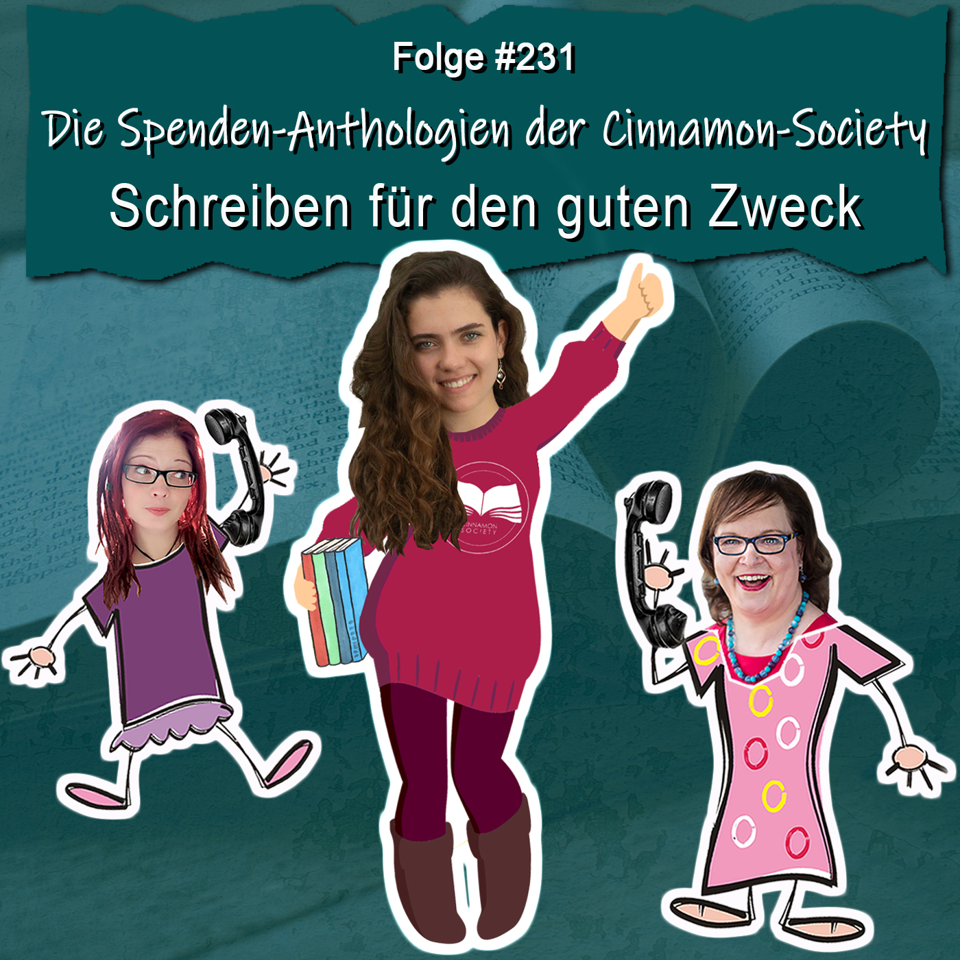 DZVDT 231 - Die Spenden-Anthologien der Cinnamon-Society – Schreiben für den guten Zweck
