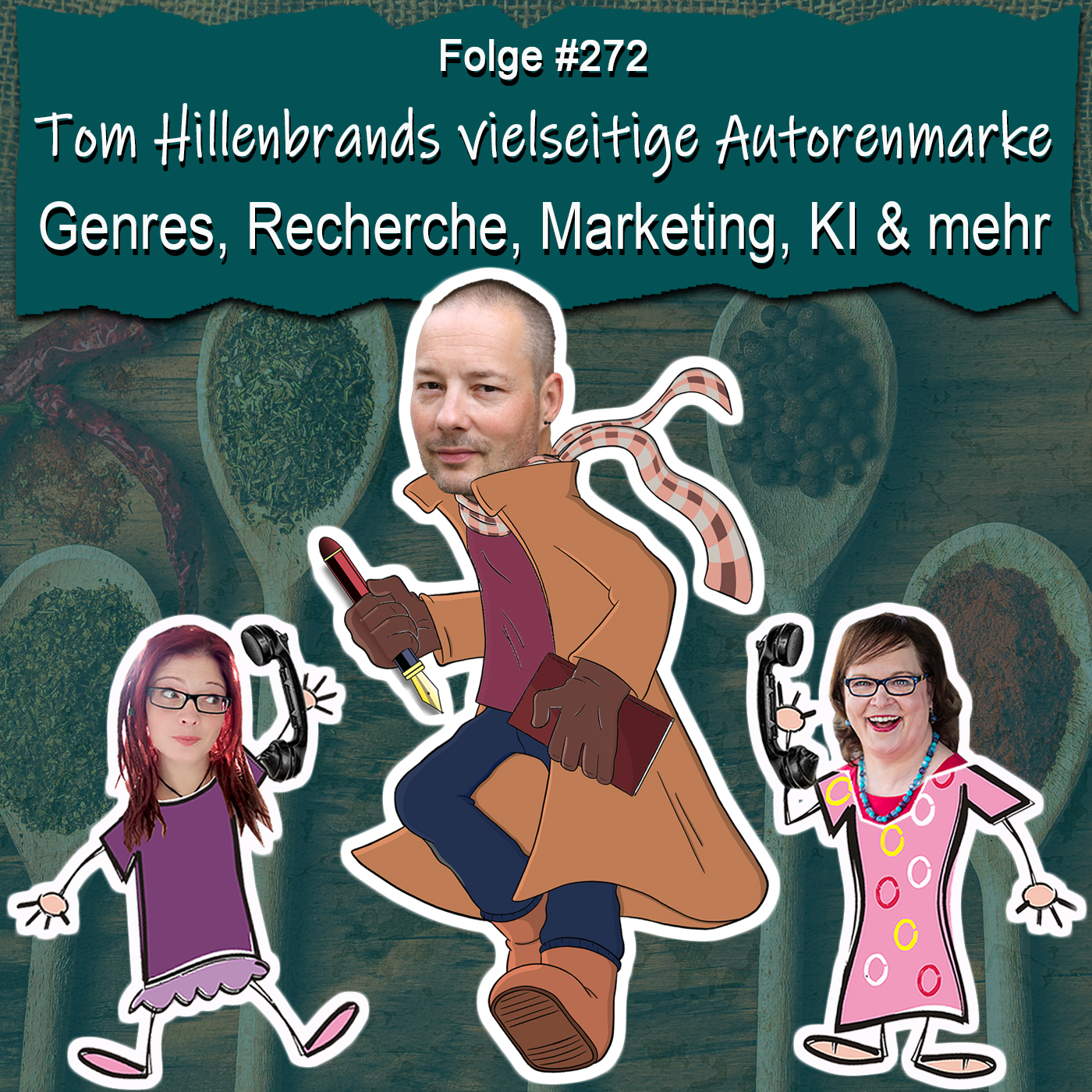 Tom Hillenbrands vielseitige Autorenmarke: Über Genres, Recherche, Marketing, KI und mehr