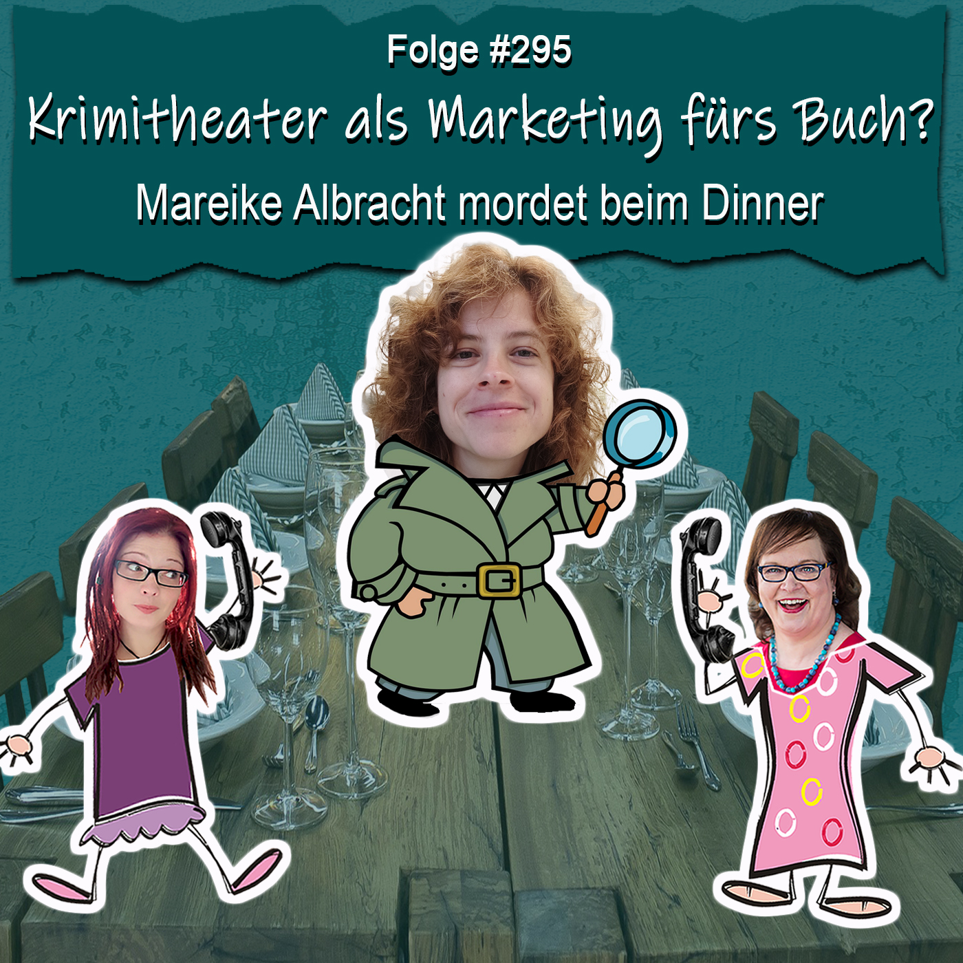 Krimitheater als Marketing fürs Buch? Mareike Albracht mordet beim Dinner