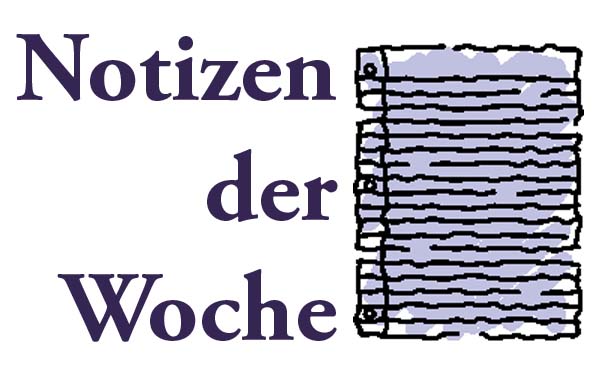 Notizen der Woche 8