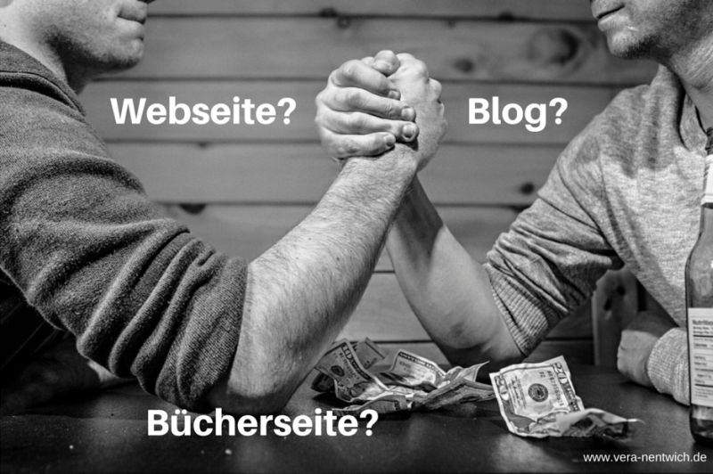 Autorenseite, Buchseite, Blog - was denn jetzt?
