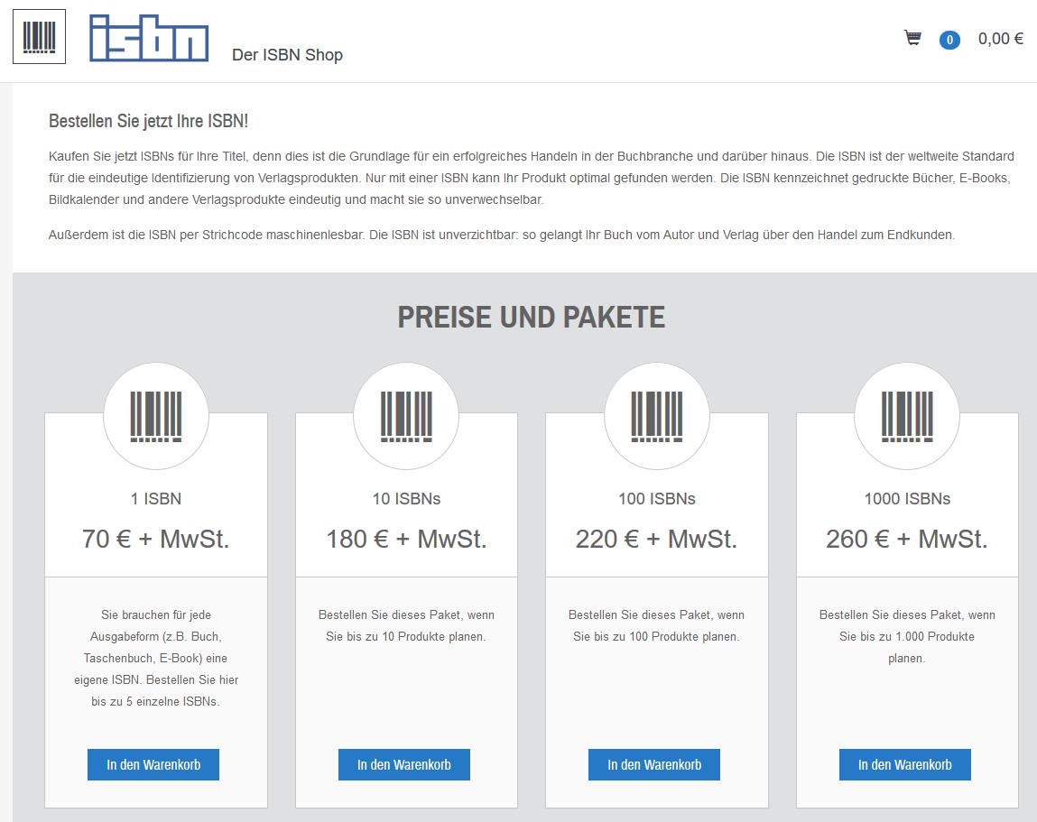 Der ISBN-Shop